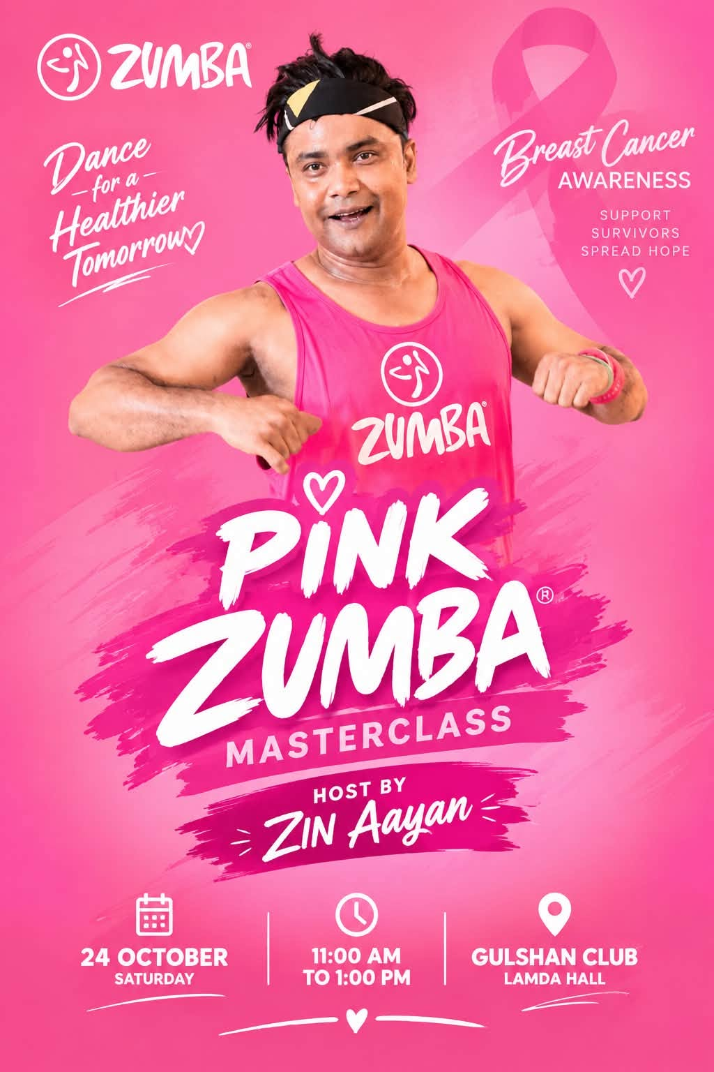 🎀 PINK ZUMBA® MASTER CLASS
