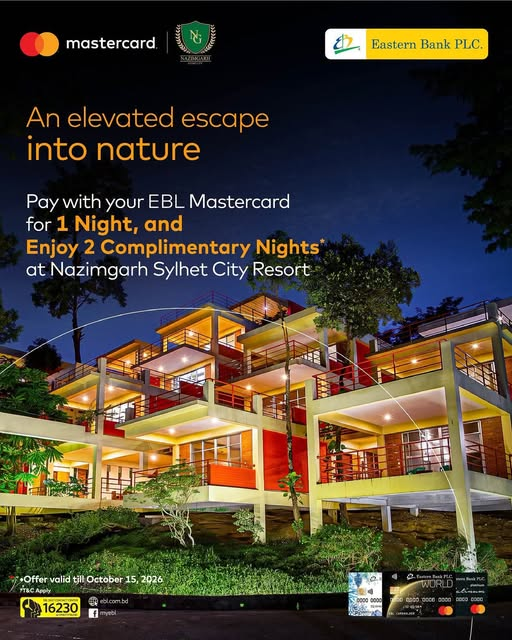 2 Complementary Nights at Nazimgarh Sylhet City