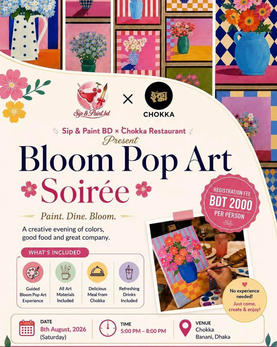 Bloom Pop Art Soirée🎨