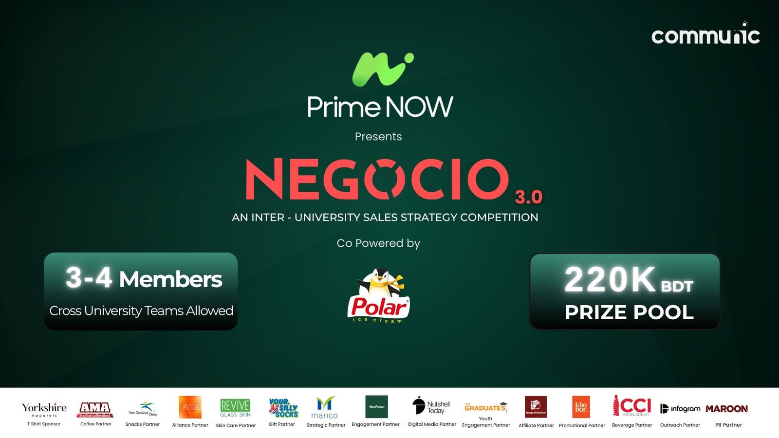 Prime NOW Presents Negocio 3.0