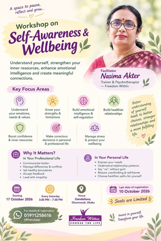 🌿 Self-Awareness & Wellbeing Workshop