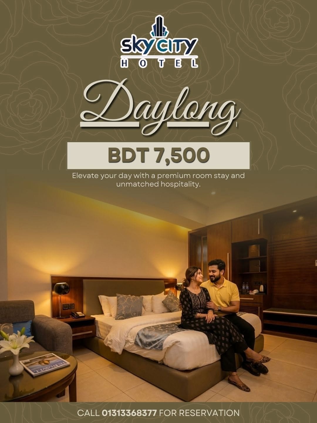 🏙️ RECHARGE IN STYLE | DAYLONG STAY @ BDT 7,500 🏙️