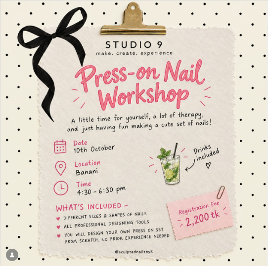 ✨ PRESS-ON NAIL WORKSHOP ✨