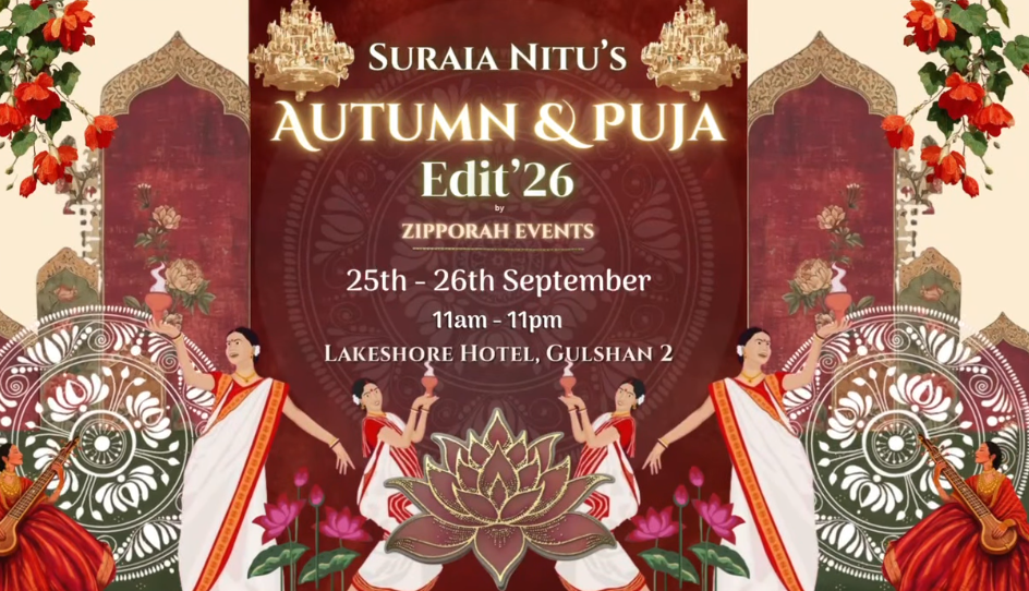 Suraia Nitu’s Autumn & Puja Edit ‘26 by Zipporah Events